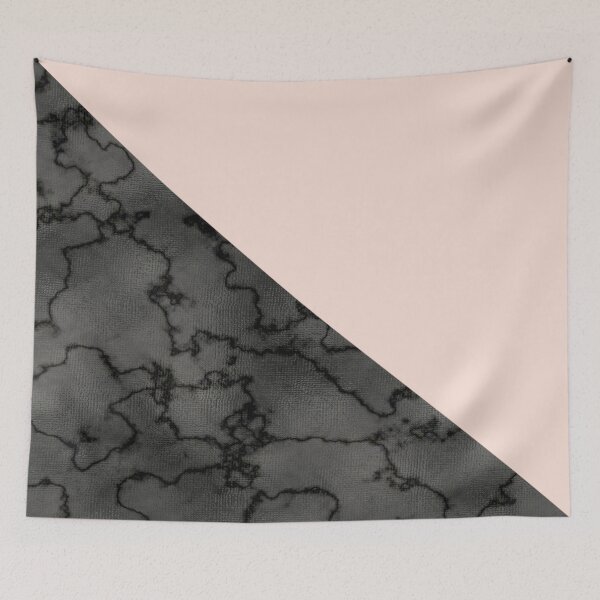 Item preview, Peach and black dark marble designed and sold by marbleco.
