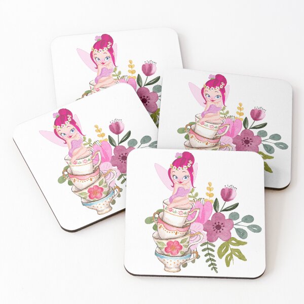 Item preview, Shy Tea Cup Fairy designed and sold by tomorrowsart.