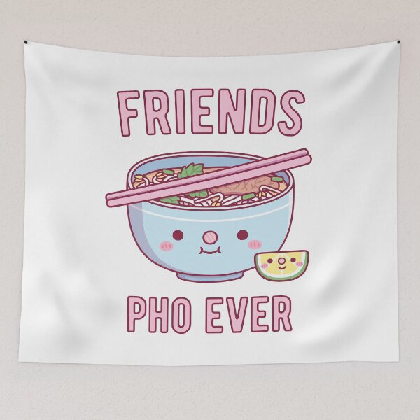 Item preview, Cute Friends Pho Ever Pun designed and sold by rustydoodle.