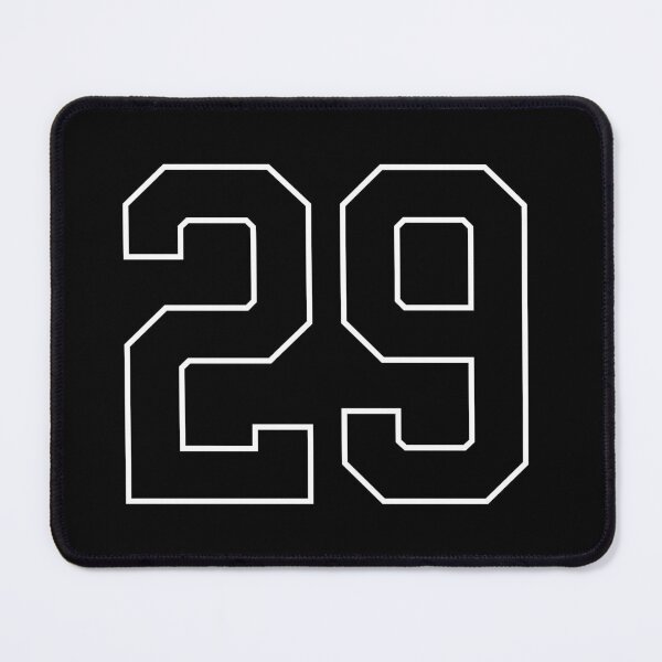 Item preview, Black Number 29 lucky sports jersey twenty nine designed and sold by HeavyStyle.