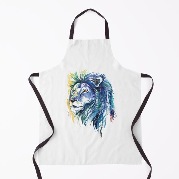 Item preview, watercolor lions designed and sold by KYUBE.