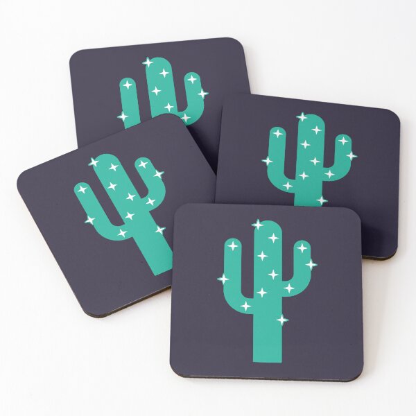 Item preview, Sparkly Cactus in Midnight Blue by Suzie London designed and sold by SuzieLondon.