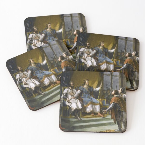 Item preview, Saint Louis mediator between the king of England and his barons (1820) - Georges Rouget designed and sold by SALON DES ARTS.