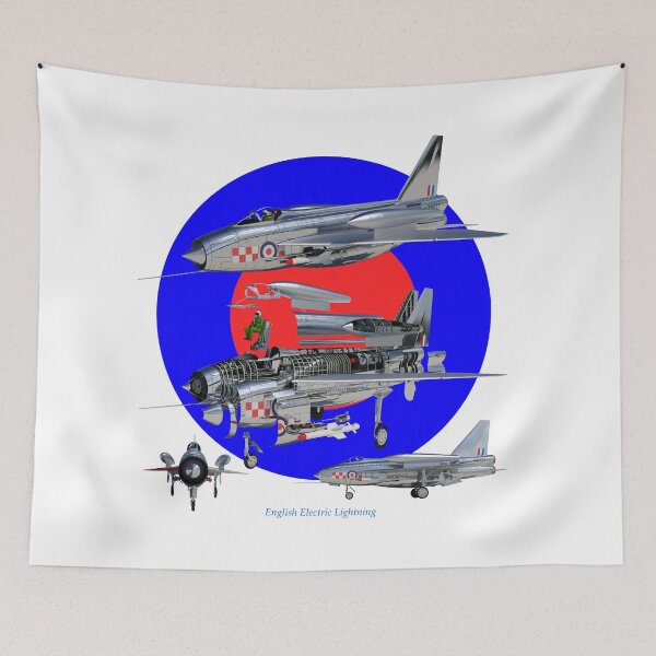 Item preview, English Electric Lightning, Interceptor fighter ace designed and sold by madbadmachines.
