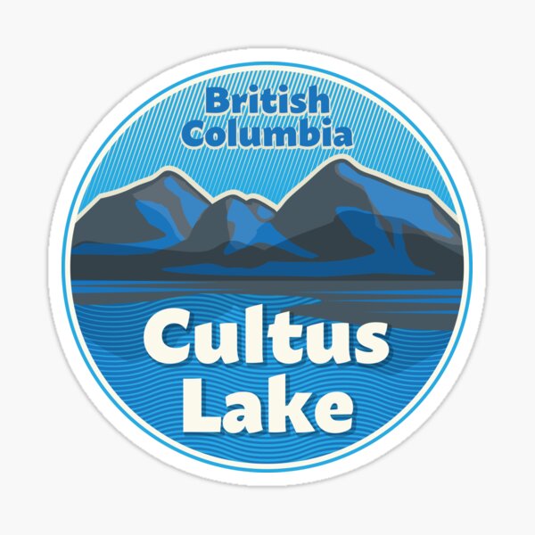 Localwaters Pitt Lake Sticker Fishing Decal British Columbia