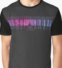 GHOST IN THE SHELL - Binary Pixels Graphic T-Shirt