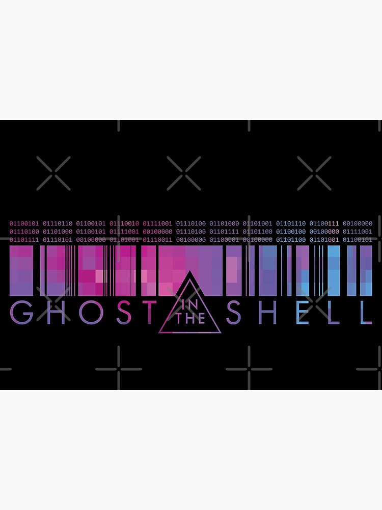 Disover GHOST IN THE SHELL - Binary Pixels Premium Matte Vertical Poster