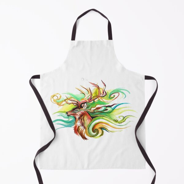 Item preview, watercolor deer designed and sold by KYUBE.