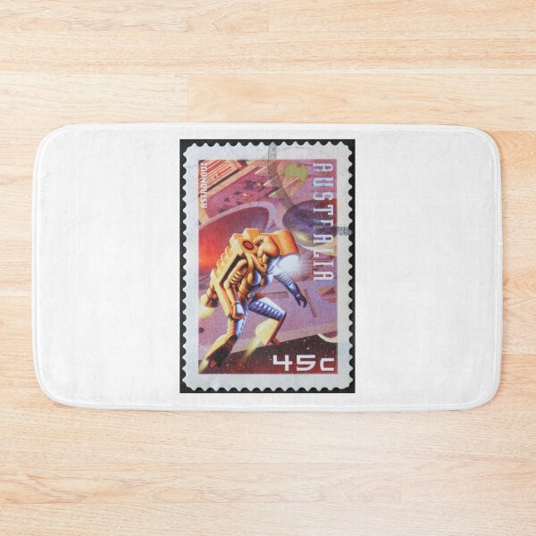 Item preview, Futuristic astronaut on Australian stamp designed and sold by Strale25kv.