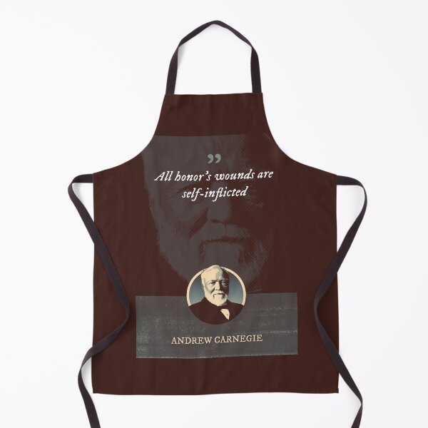 Item preview, Andrew Carnegie - All honor's wounds are self-inflicted designed and sold by Syahrasi.
