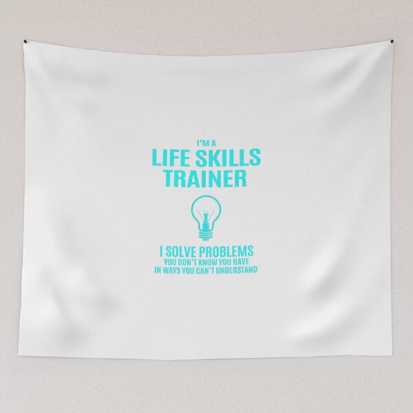 Item preview, Life Skills Trainer - I Solve Problems Job Gift designed and sold by melissaval2.