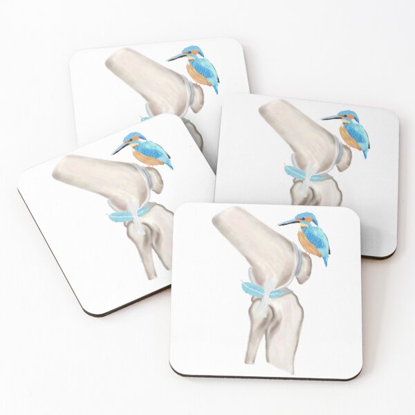 Item preview, Kingfisher resting on a knee designed and sold by livvysophie.