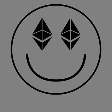 Vorschaubild zum Design Ethereum Smiley Face Crypto Emoticon ETH Happy Ethereum Gear von DynamicDesign