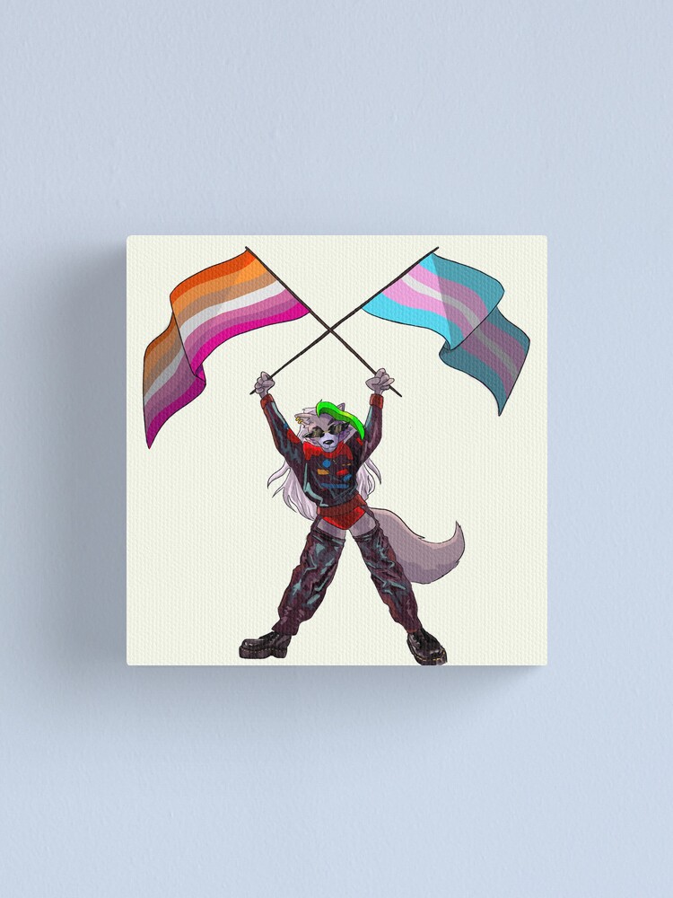 Lesbian And Trans Roxanne Wolf Canvas Print By Gabbykoyfman Redbubble