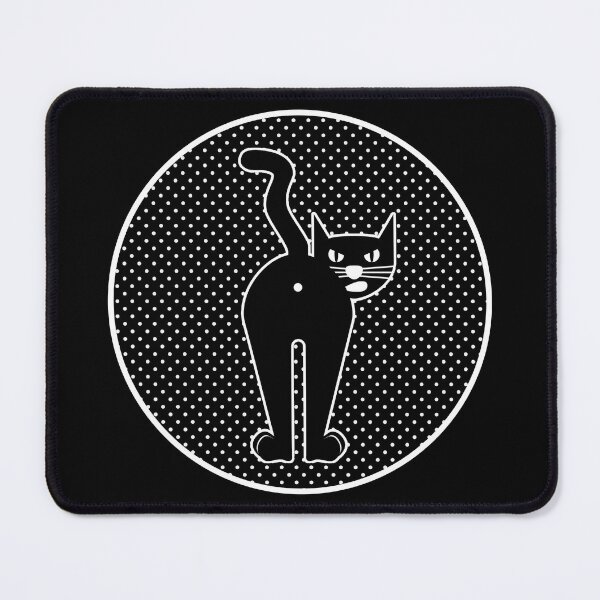 Item preview, Black Cat Butt on Polka Dots designed and sold by PeachesMommy.
