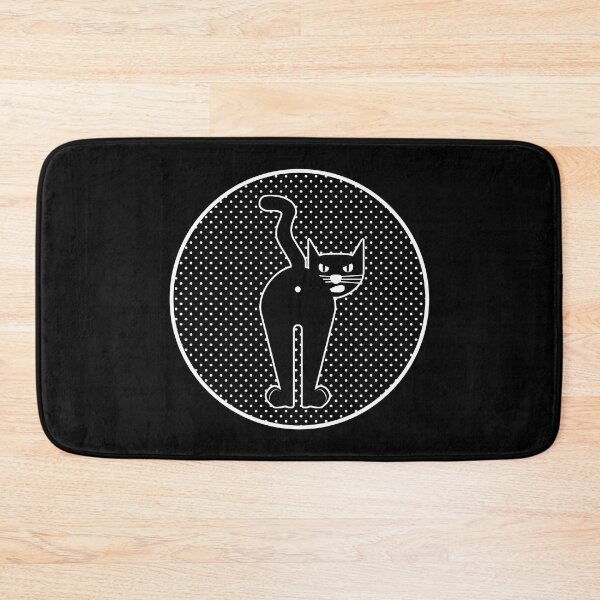 Item preview, Black Cat Butt on Polka Dots designed and sold by PeachesMommy.
