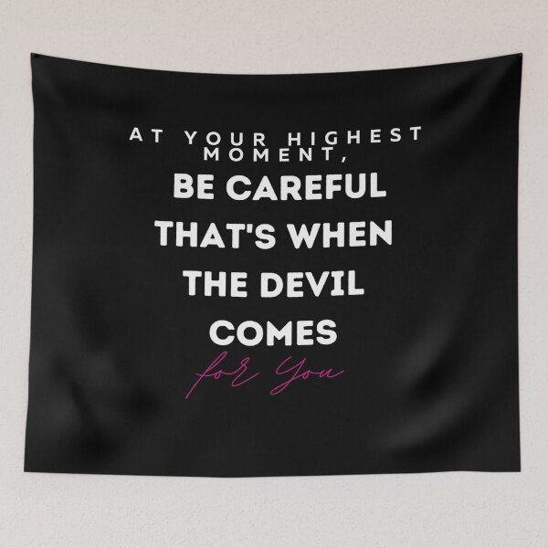 Item preview, Denzel washington at your highest moment,  be careful that's when the devil comes for You designed and sold by Giovanni's  Brown Quotes.