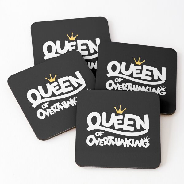 Item preview, Queen of overthinking designed and sold by Zagach Letters.