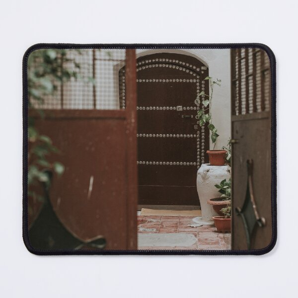 Item preview, Andalusi door in old jewish quarter of old city of Tetouan Morocco Poster designed and sold by karim el kamli.