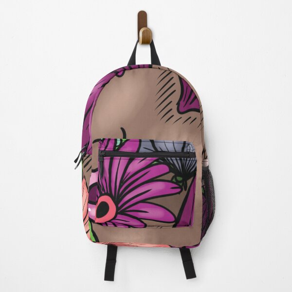 Item preview, Woman's face covered in flowers print designed and sold by Grey-Brunette.