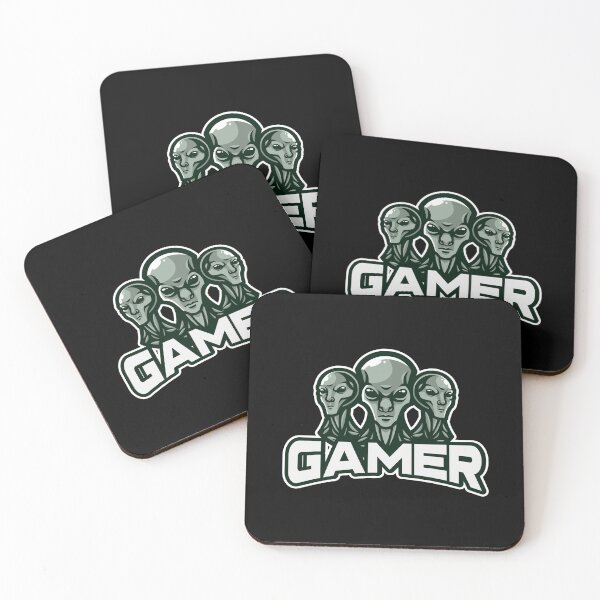 Item preview, Gamer with Three Evil Aliens designed and sold by PRIVARSHU.