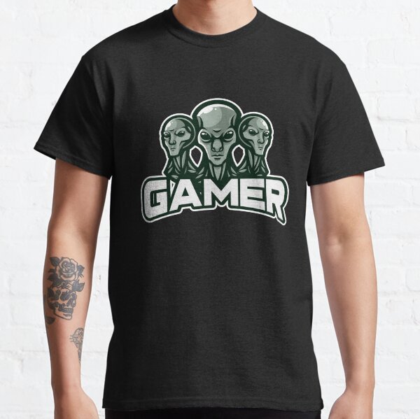 Item preview, Gamer with Three Evil Aliens designed and sold by PRIVARSHU.