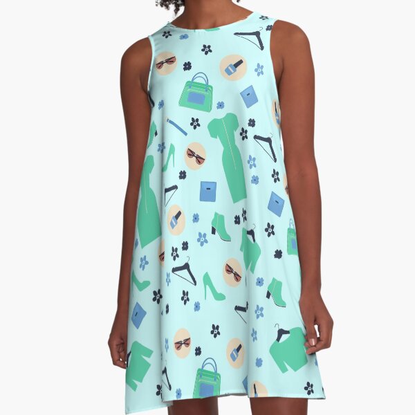 Item preview, Spring Shopping Seamless Pattern. Accessories, Clothing and Fashion Elements designed and sold by ivector.