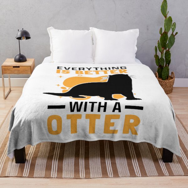 Item preview, Everything is better with otter otter sea otter designed and sold by madgrfx.