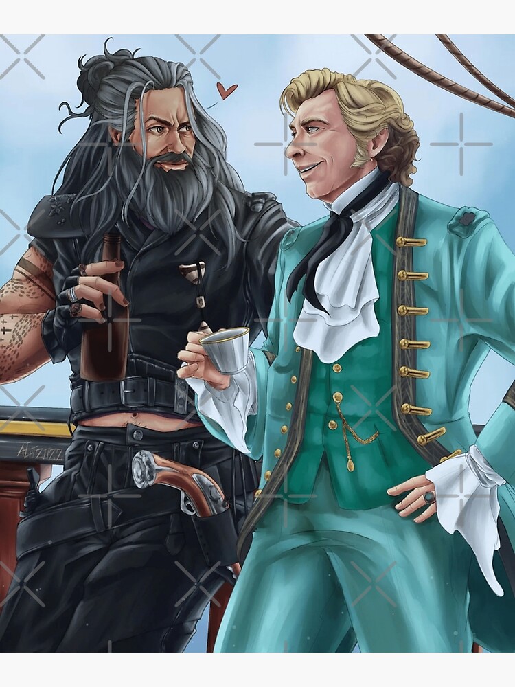 "blackbeard and stede - our flag means death " Poster by aimadDesigns1