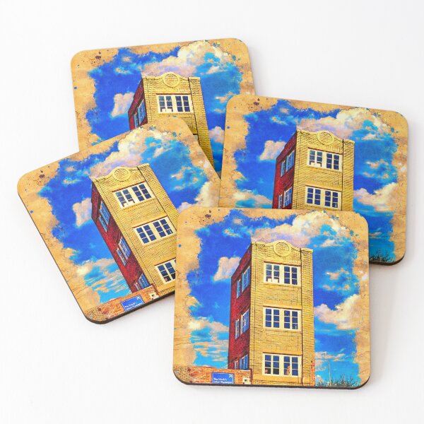 Item preview, World's littlest skyscraper, The Newby-McMahon Building, in Wichita Falls - digital painting designed and sold by NickoPrints.