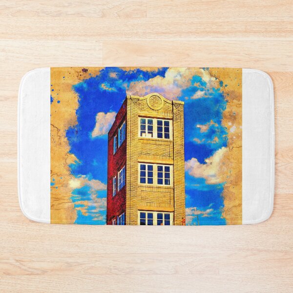 Item preview, World's littlest skyscraper, The Newby-McMahon Building, in Wichita Falls - digital painting designed and sold by NickoPrints.