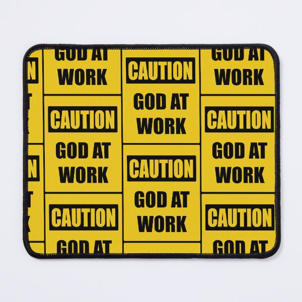 Item preview, God at Work - Road Sign - Christian design designed and sold by LordAudes.