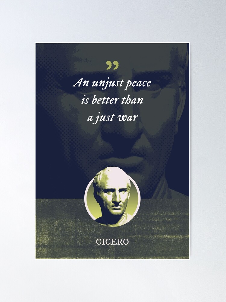 Cicero Quote Poster, Fortes Fortuna Adiuvat, Famous Military Quote