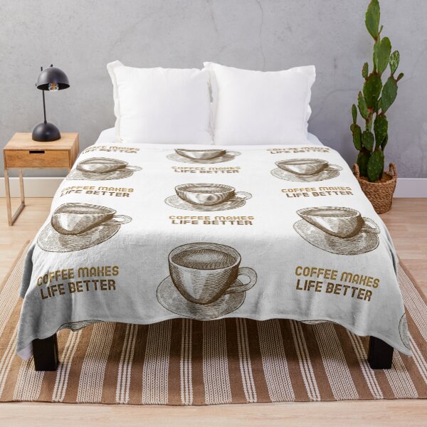 Item preview, Coffee Makes Life Better designed and sold by SwordsAndCharms.