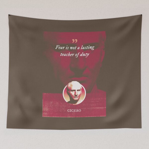 Item preview, Marcus Tullius Cicero - Fear is not a lasting teacher of duty designed and sold by Syahrasi.