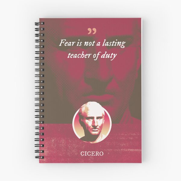 Item preview, Marcus Tullius Cicero - Fear is not a lasting teacher of duty designed and sold by Syahrasi.