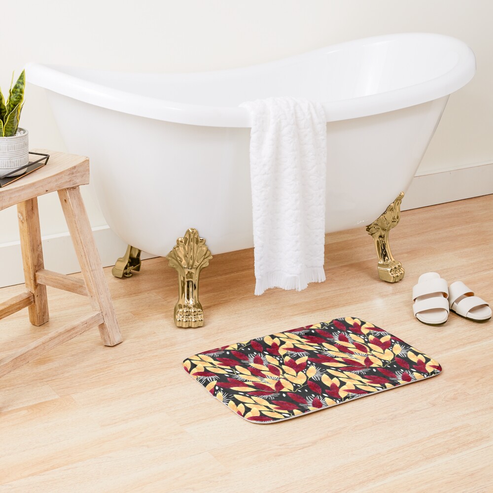 Item preview, Bath Mat designed and sold by patternbyjensen.