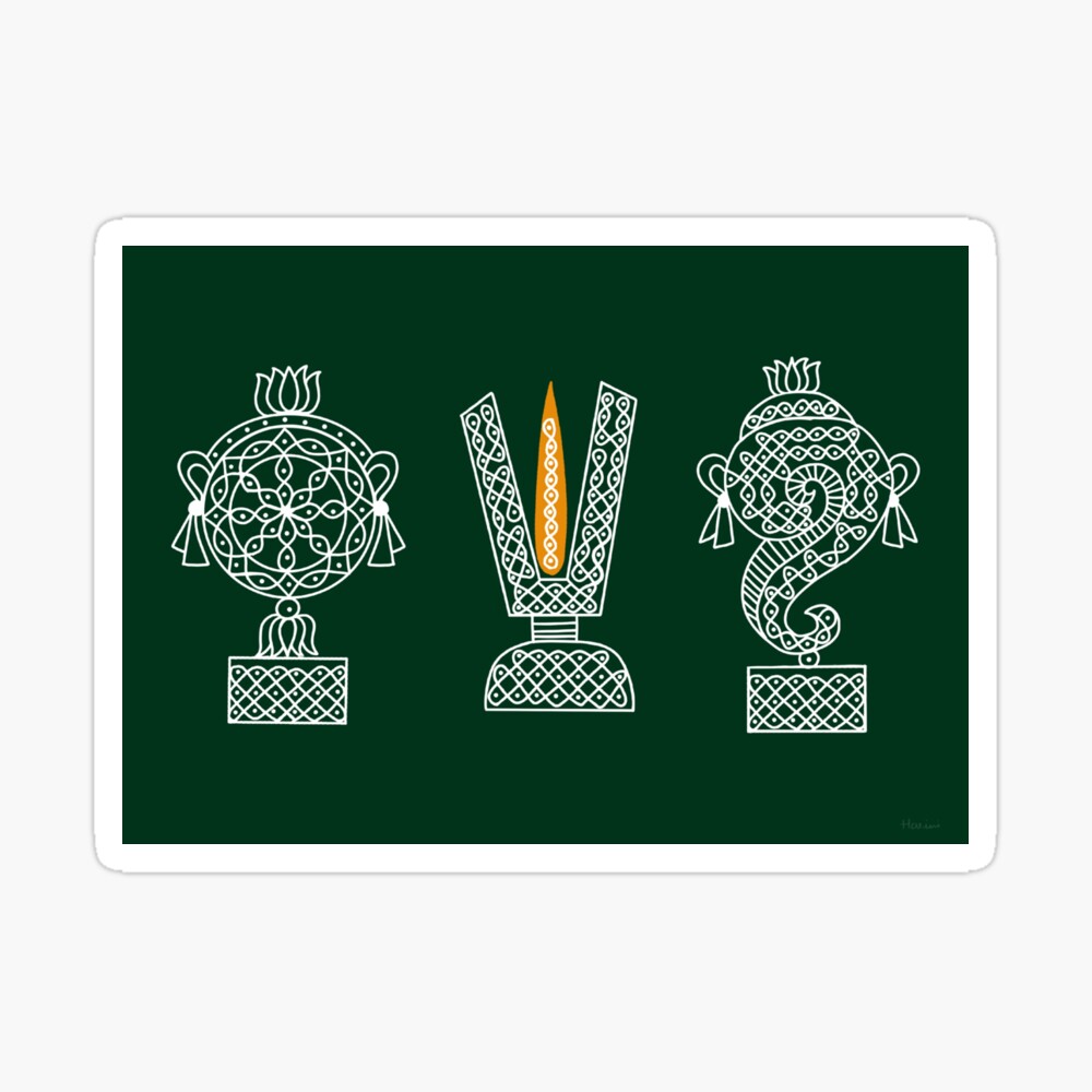 Buy Wall1ders Shanku Chakra Namah (Size 41 x 17 cm) Pooja Room Sticker for  Home, Festival Wall Mirror Stickers, Acrylic Stickers, Wall Stickers for  Hall Room, Bed Room, Kitchen (Golden) Online at