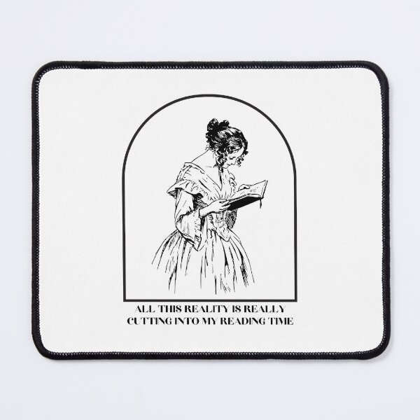 Item preview, This Reality Is Cutting My Reading Time designed and sold by BookOfE.