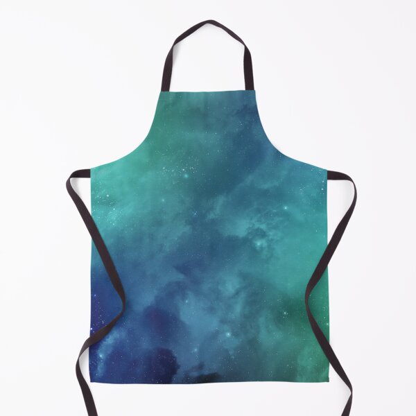 Item preview, Blue and green deep space print designed and sold by Grey-Brunette.