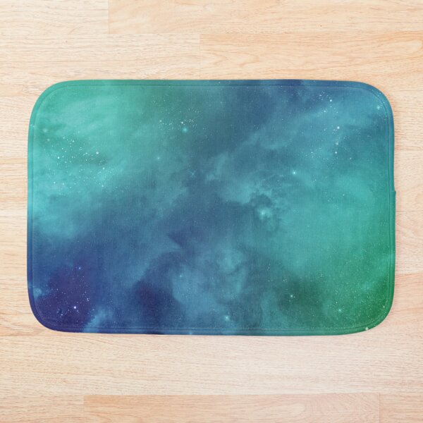 Item preview, Blue and green deep space print designed and sold by Grey-Brunette.
