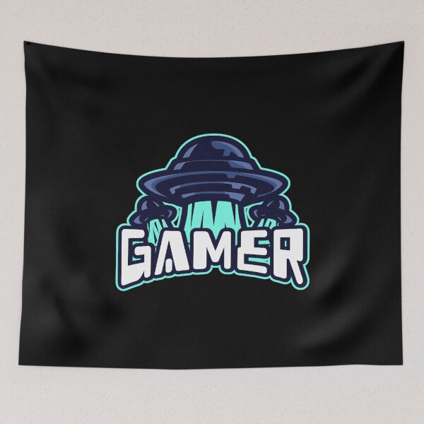 Item preview, Gamer with Three Ufos flying together designed and sold by PRIVARSHU.