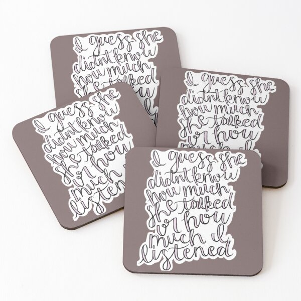 Item preview, how much she talkedhow much I listened   designed and sold by BrettCharlesds.