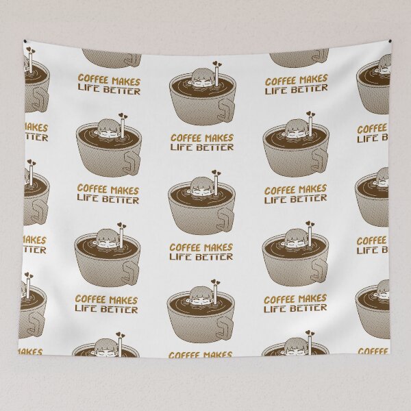 Item preview, Coffee Makes Life Better designed and sold by SwordsAndCharms.