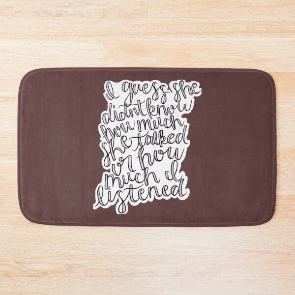 Item preview, how much she talkedhow much I listened   designed and sold by BrettCharlesds.