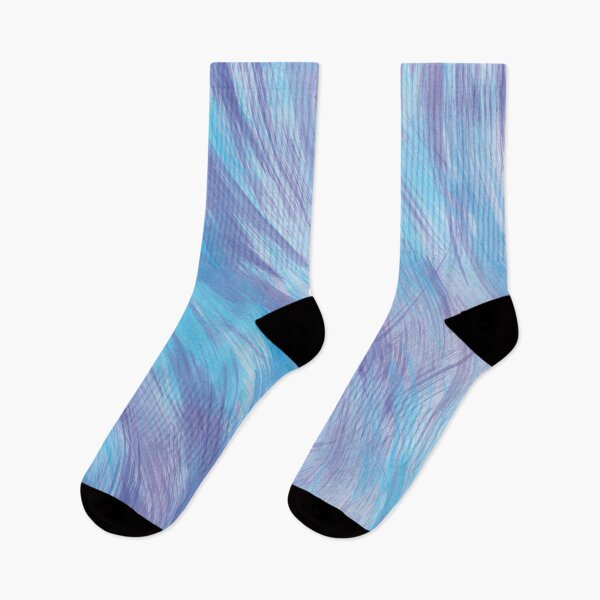 Item preview, Blue and purple brush strokes print designed and sold by Grey-Brunette.