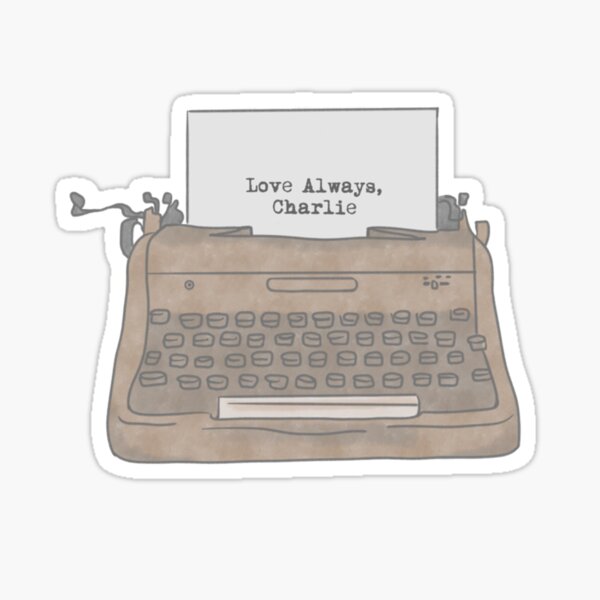 Artikel-Vorschau von Alles Liebe, Charlie Typewriter, designt und verkauft von BrettCharlesds.