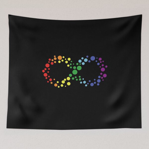 Item preview, Autism Awareness Colourful Infinity As A Bubble Dots Cool designed and sold by lodarohit.