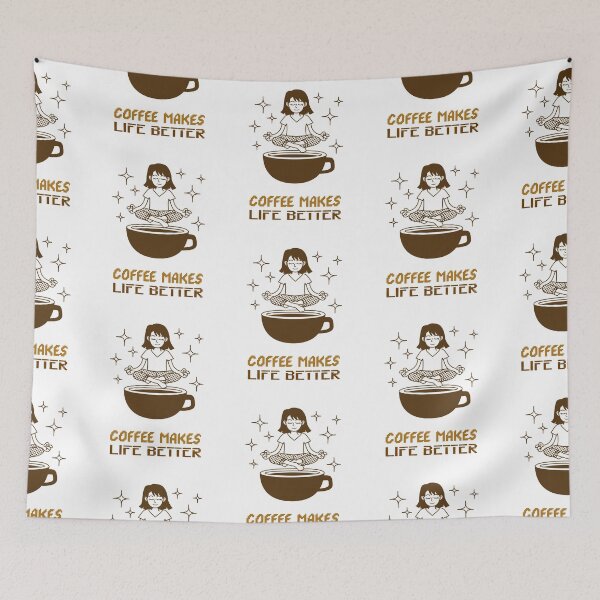 Item preview, Coffee Makes Life Better designed and sold by SwordsAndCharms.