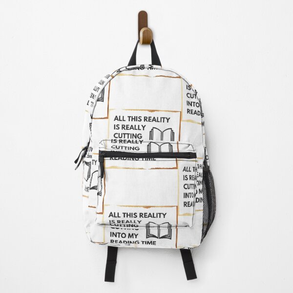 Item preview, This Reality Is Cutting My Reading Time designed and sold by BookOfE.